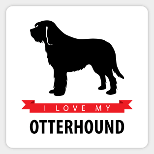 I Love My Otterhound Sticker